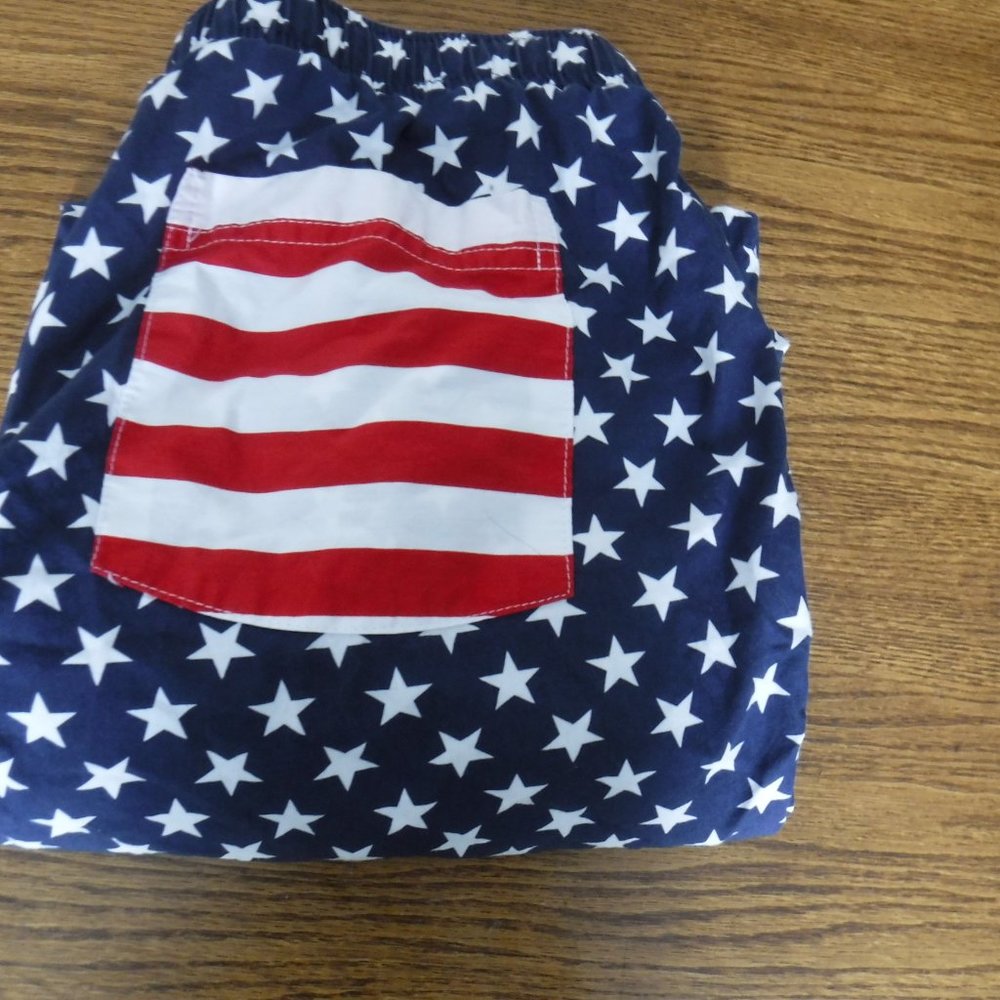 SALE 3/$12. NWOT Men's Patriotic American flag poplin pajama pants Medium